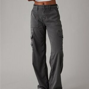 AE dreamy drape stretch cargo super high waisted baggy wide-leg pant